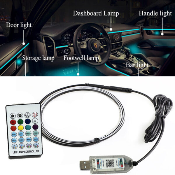 Usb Car Ambience Light Music - Image 4