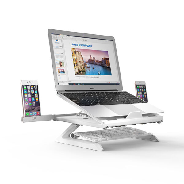 New Laptop Stand Multifunctional Folding Lift Portable Laptop Stand Monitor Increase Rack Aluminum Alloy Base - Image 5