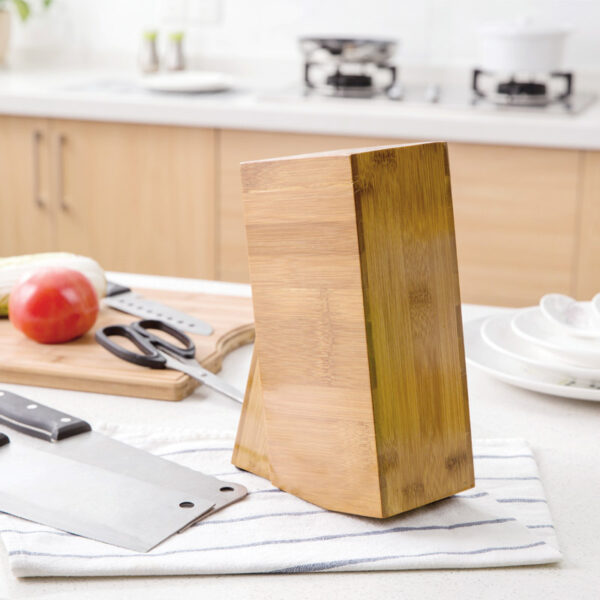 Bamboo Kitchen Accessories Storage Knife Holder - Image 2