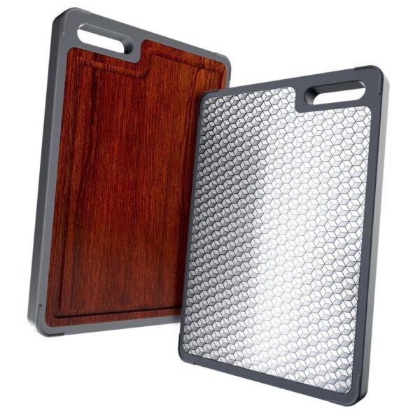 Stainless Steel Ebony Cutting Board Antibacterial And Mildewproof Double-sided Cutting Board - Image 3