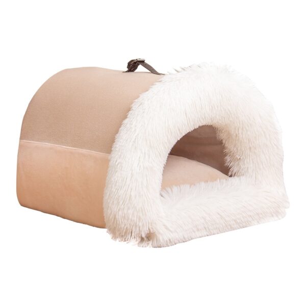 New Splice Portable Pet Nest Portable Autumn And Winter Warm Dog Nest Moisture-proof Long Fur Cat Nest Cross Border Pet Nest - Image 5