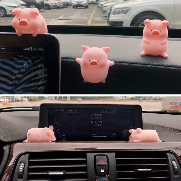 Cute Cartoon Pig Car Accessories - Image 2