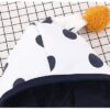 Cotton Printed Baby Hooded Crawling Bodysuit - Image 3